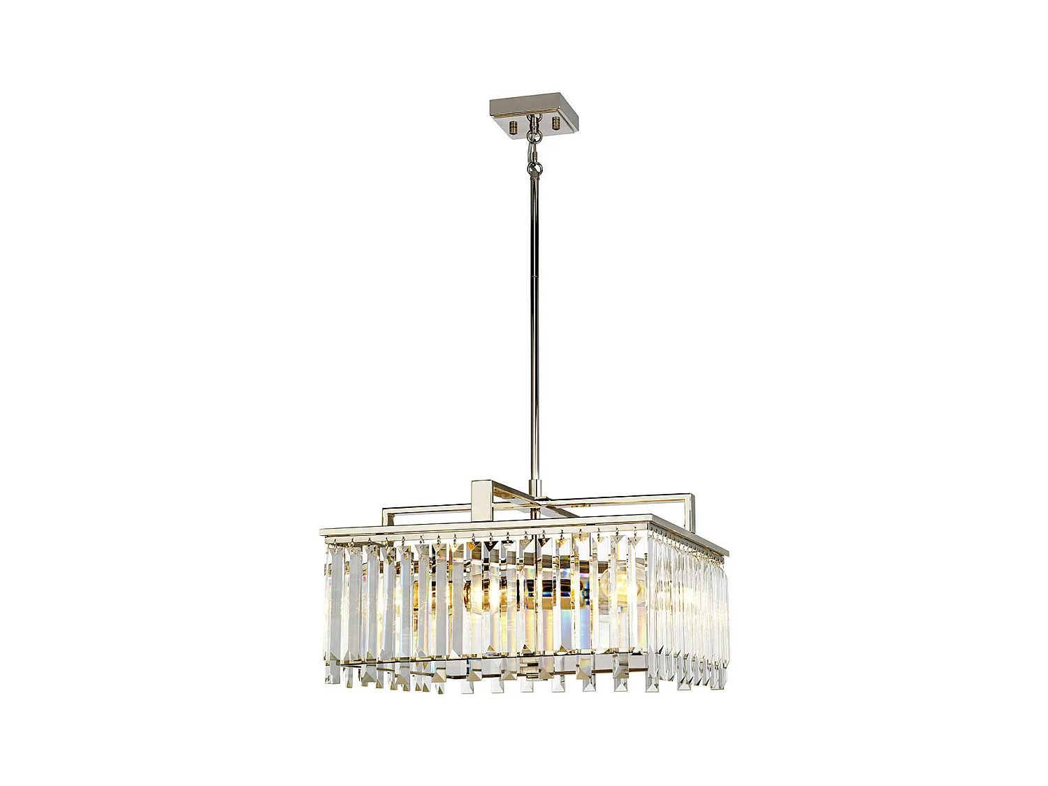 Elstead Aries Grand lustre en cristal à 4 ampoules
