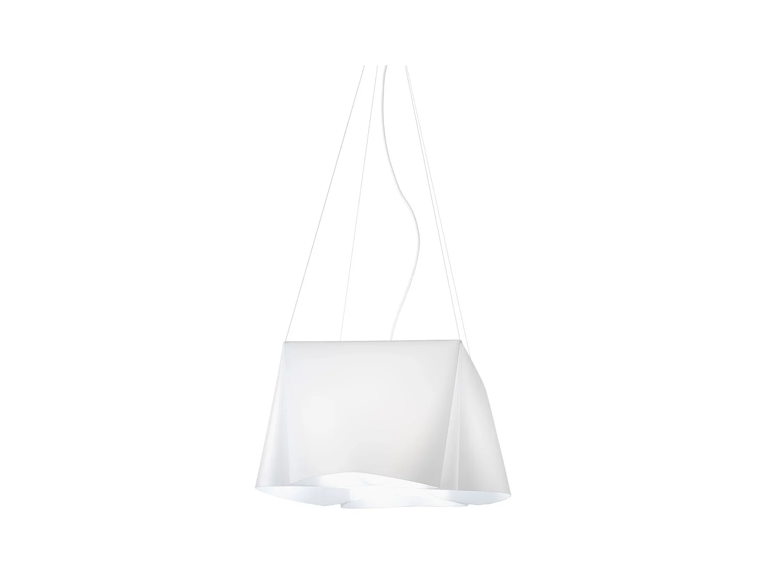 Lampadario Moderno Wanda Polilux ® Bianco E Metallo Cromo 5 Luci E27