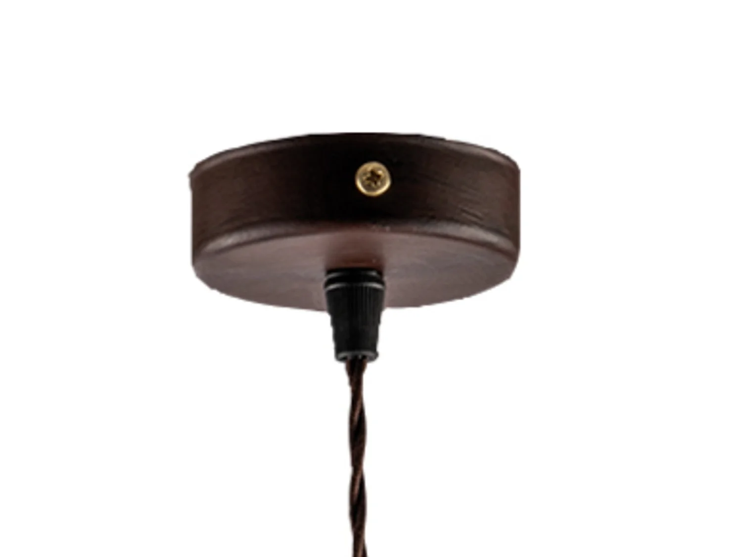 Lampadario Rustico Palma 1 Luce Bianco LuceArt Classic