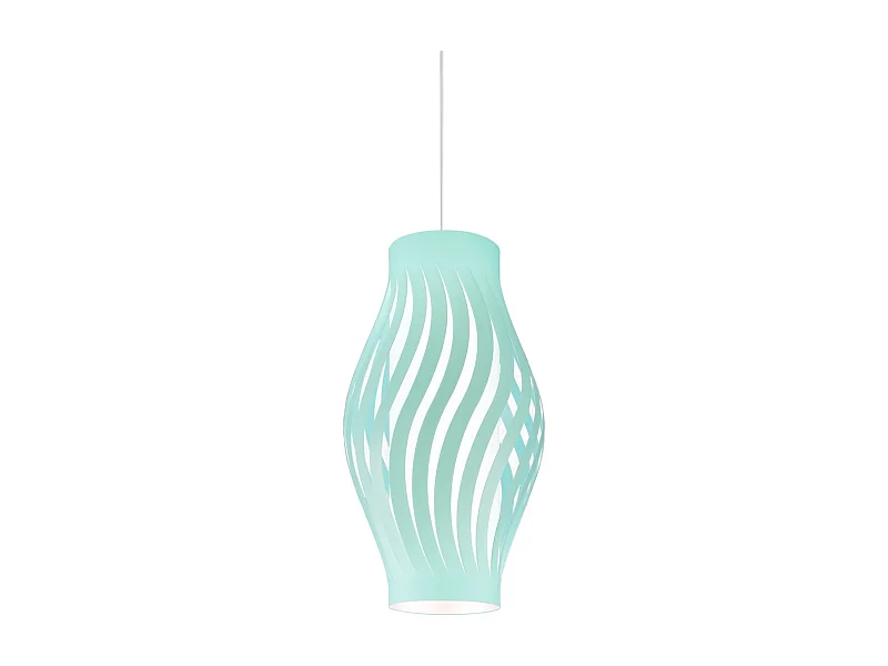 Sospensione Moderna Helios Polilux ® Verde Pastello 1 Luce E27