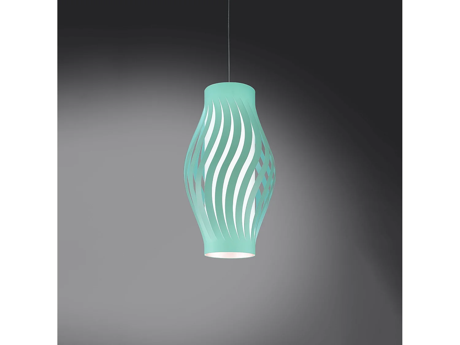 Sospensione Moderna Helios Polilux ® Verde Pastello 1 Luce E27