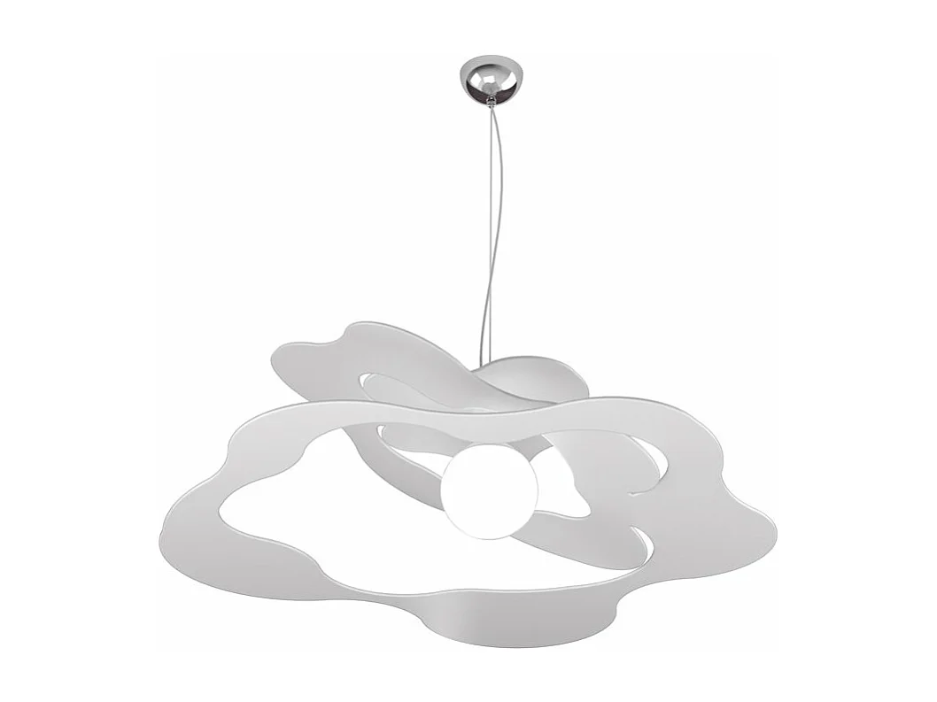 Ripples Sospensione D.70 Cm. 1 Luce Bianco