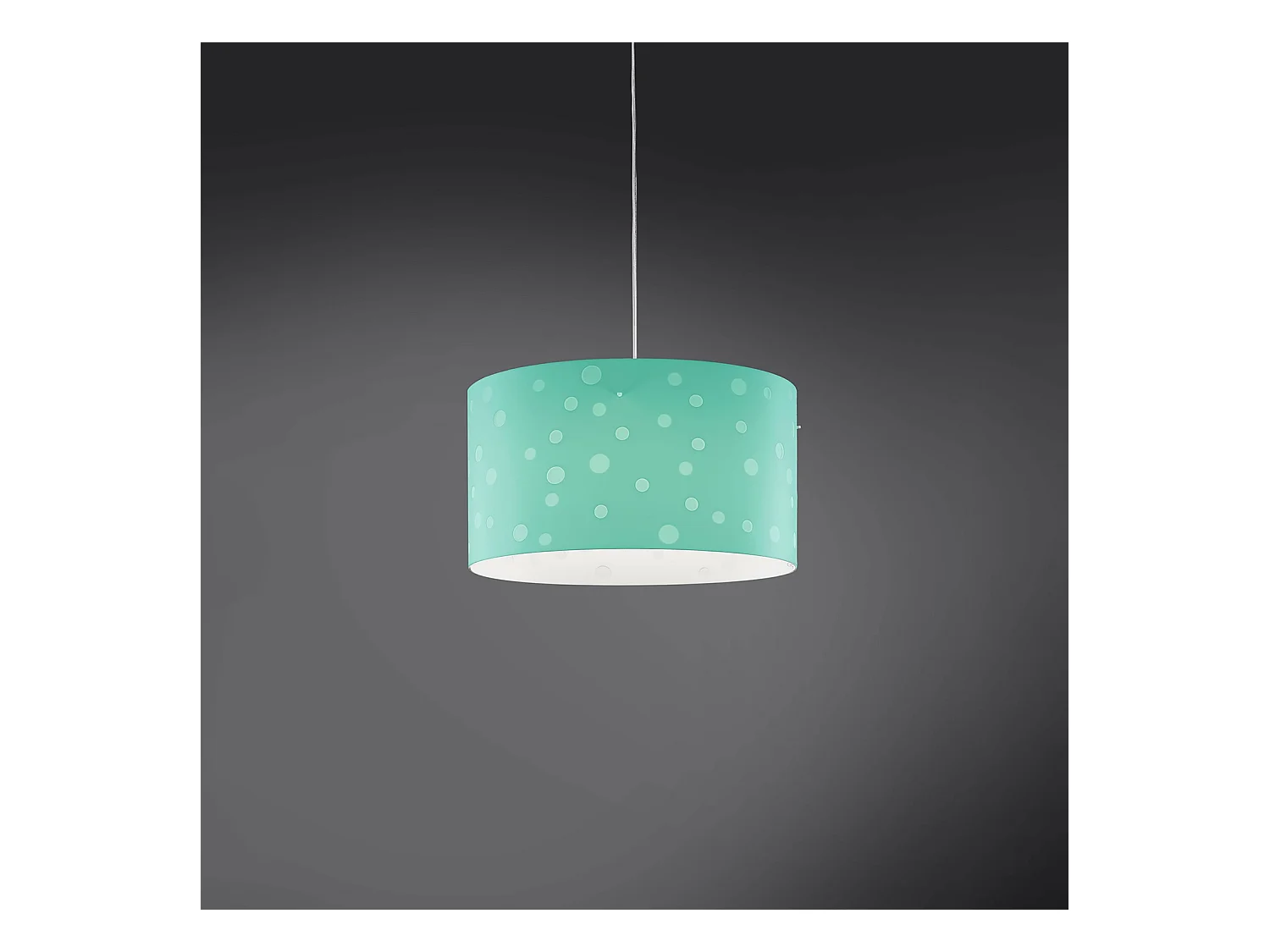 Lampadario Moderno Pois Polilux ® Verde Pastello 3 Luci E27