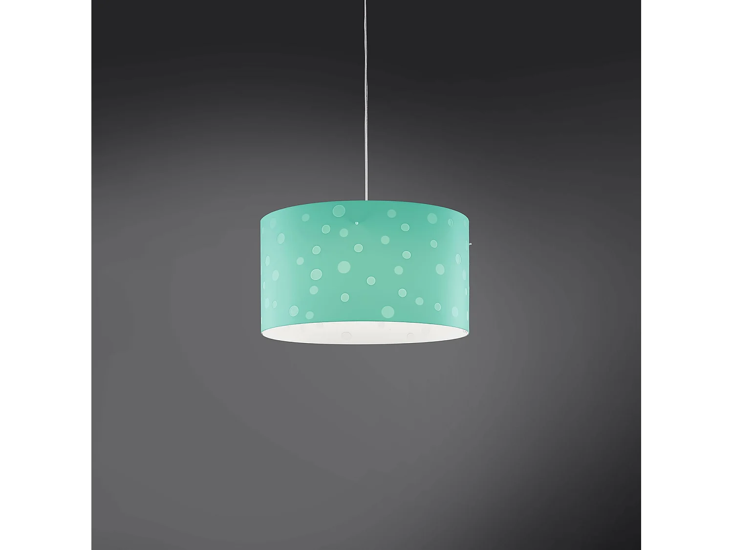 Lampadario Moderno Pois Polilux ® Verde Pastello 3 Luci E27