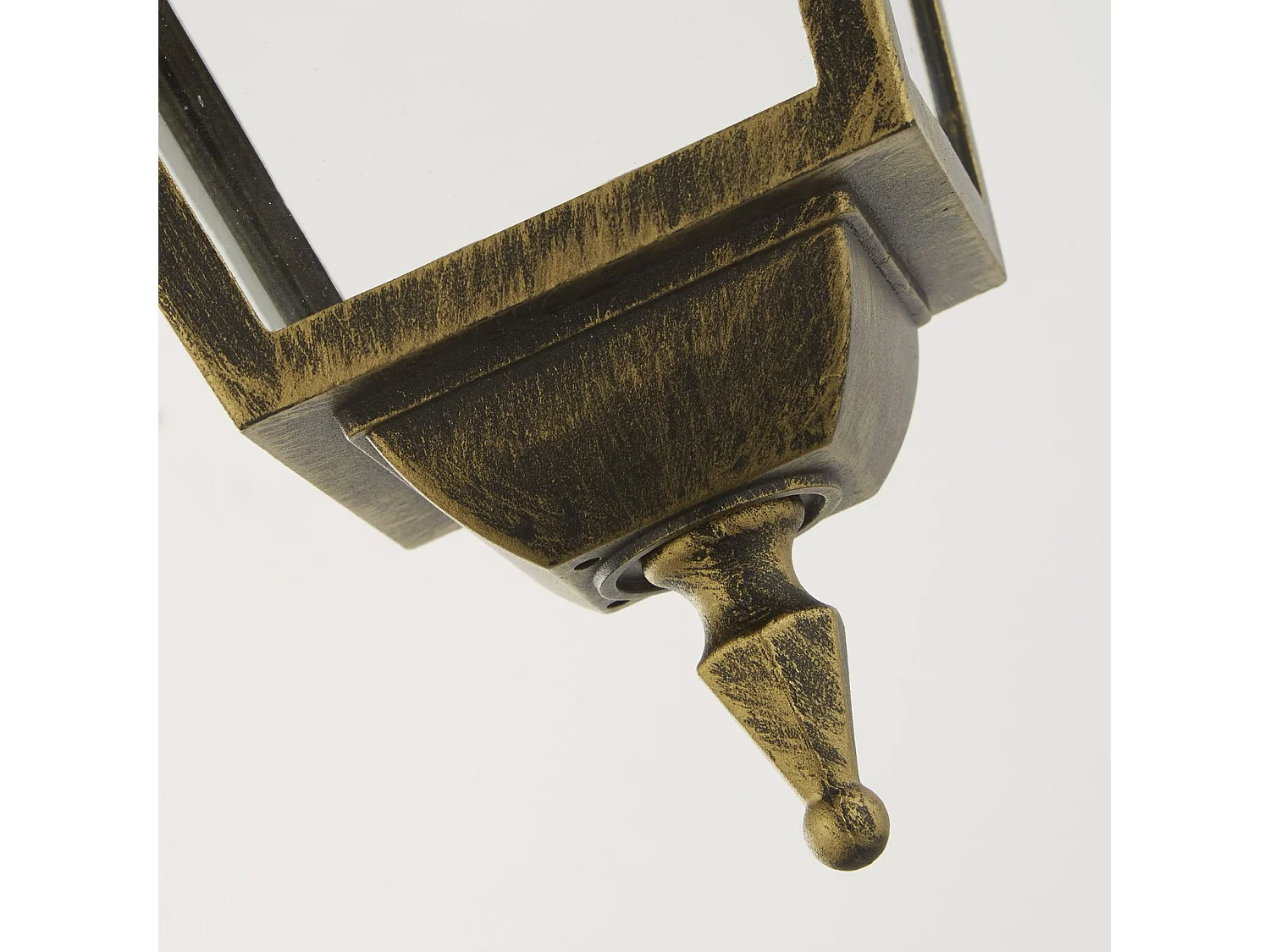 Sospensione Vintage - Decò Nuova Orleans Alluminio Nero E Oro 1 Luce E27