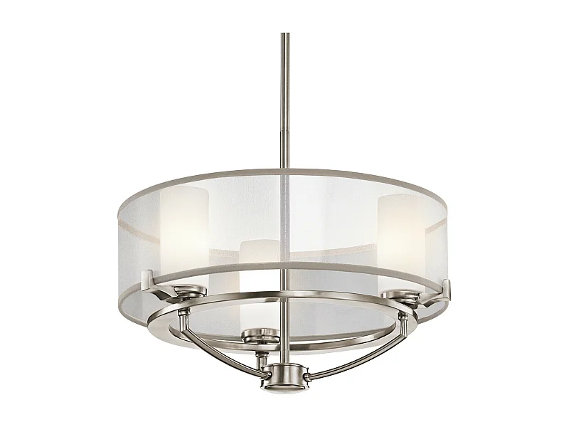 Elstead Saldana - 3 licht Pendelleuchter Kronleuchter licht Classic Zinn, G9