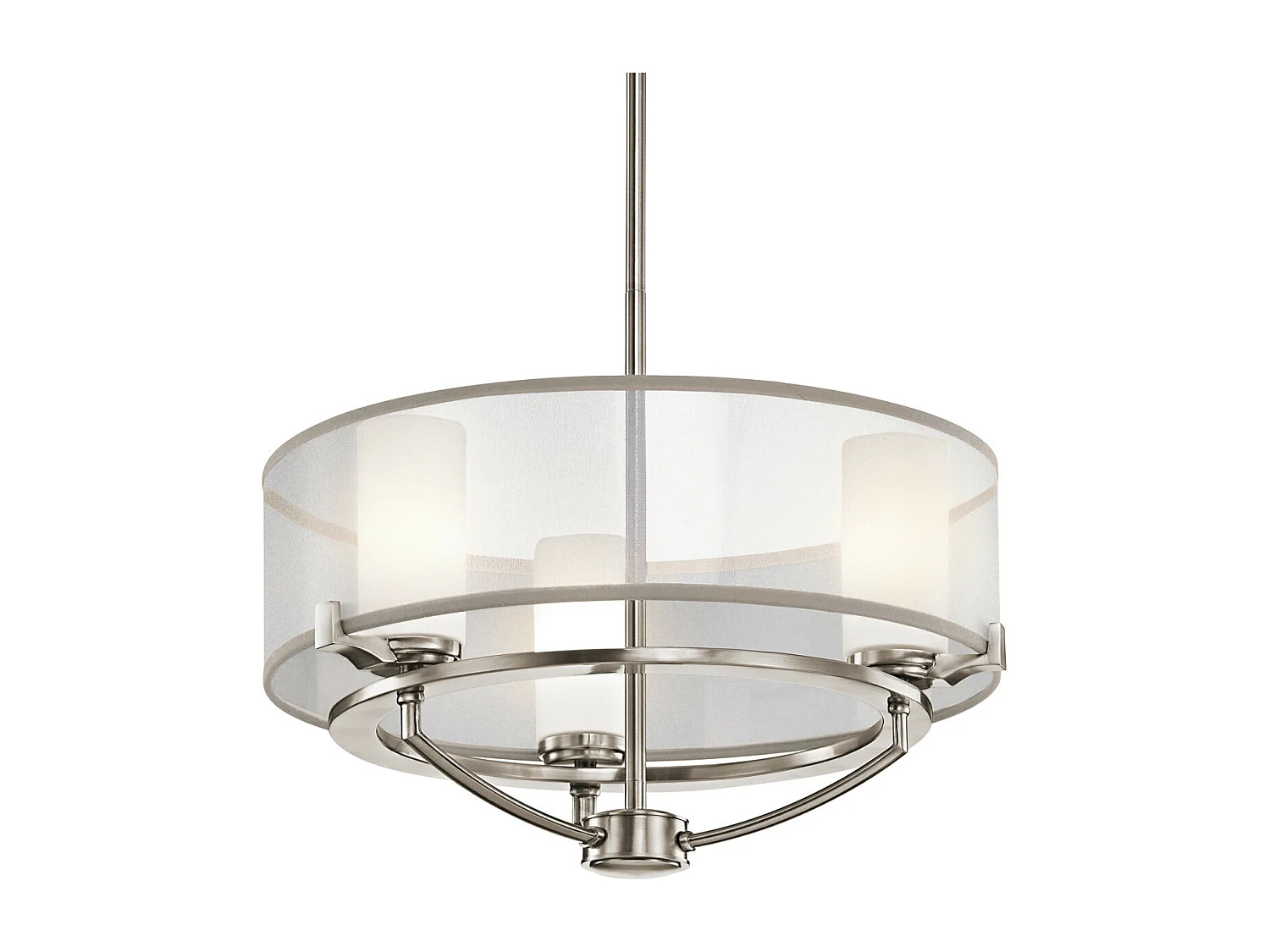 Elstead Saldana - 3 licht Pendelleuchter Kronleuchter licht Classic Zinn, G9