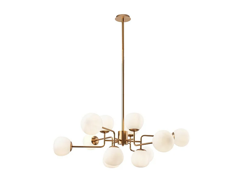 Erich Lámpara de Techo Globe Latón, 12 Luces, E14