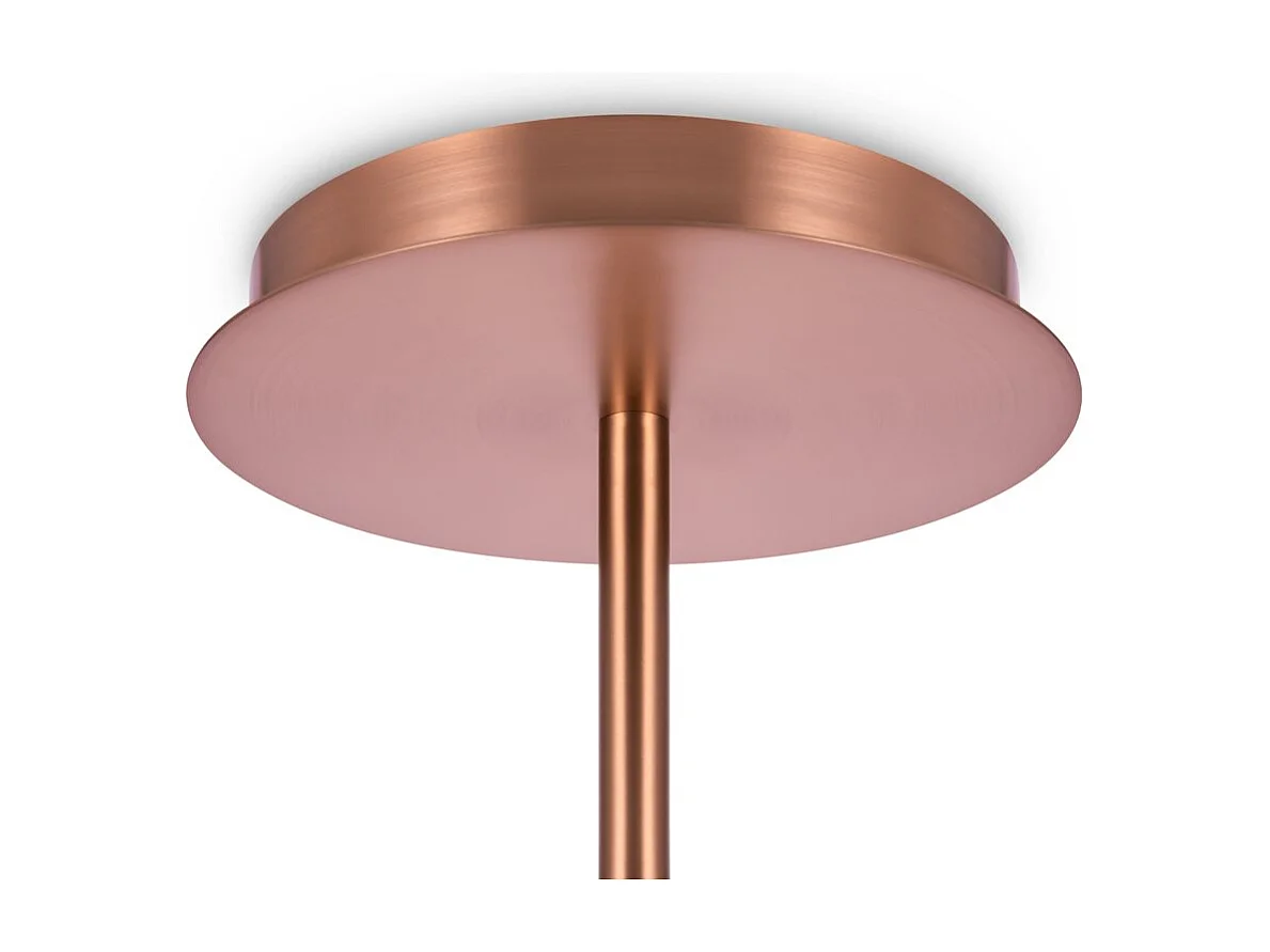Erich Sospensione a soffitto Globe in ottone, 12 luci, E14