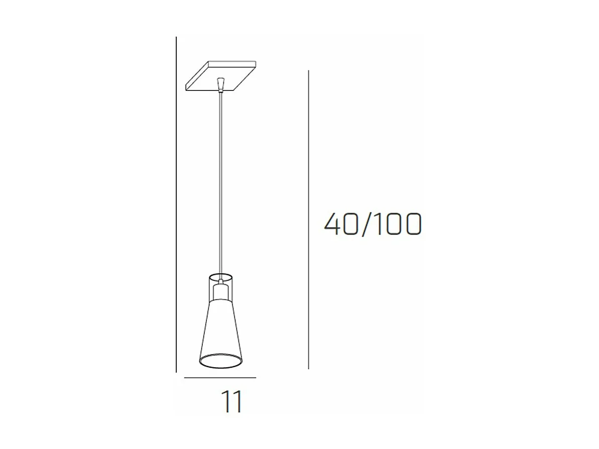 Sospensione Contemporanea Cone Metallo Cromo Vetro Bianco Satinato 1 Luce E27