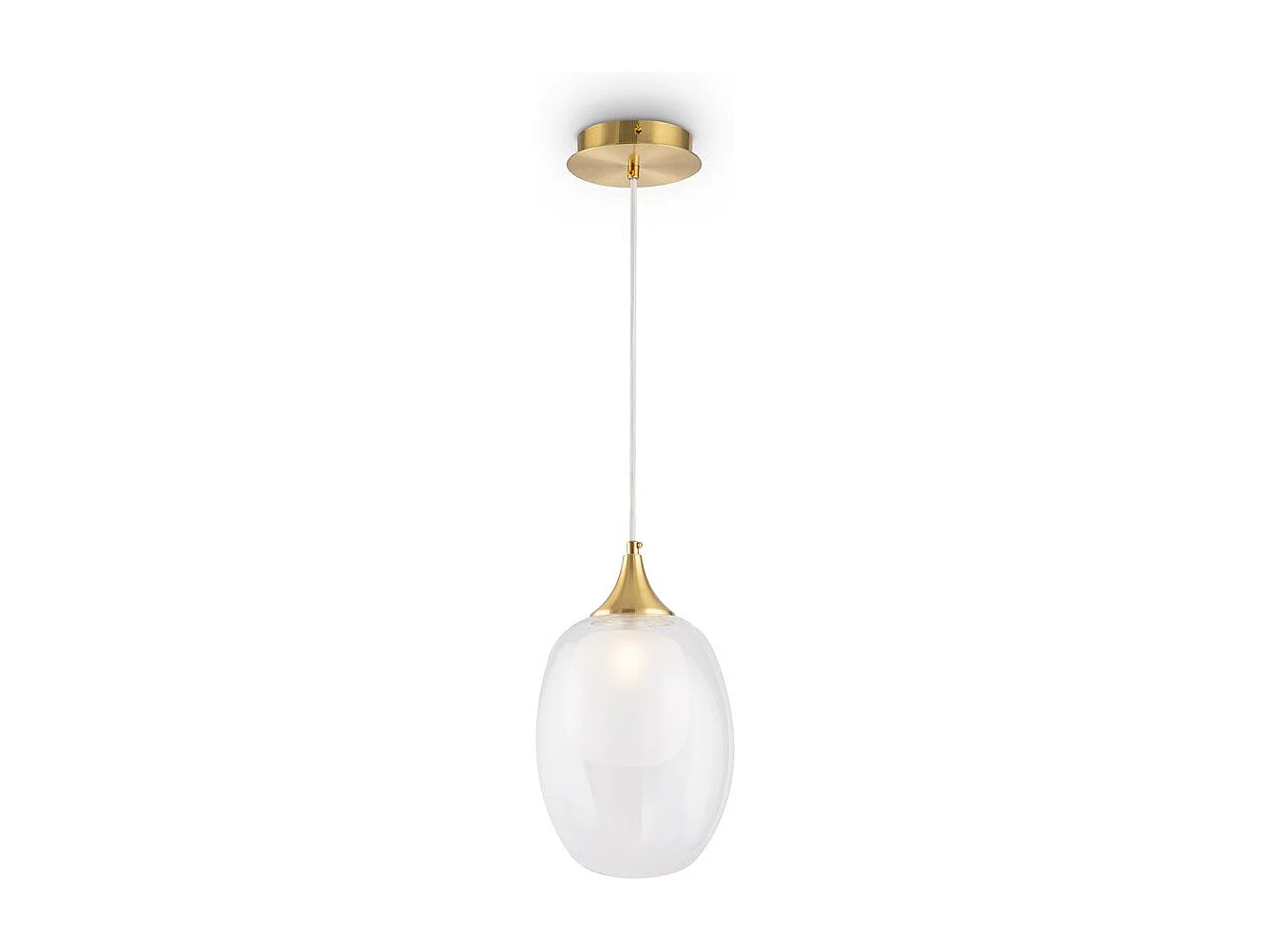 Maytoni Aura Moderne Globe Pendel-Deckenleuchte Messing E14