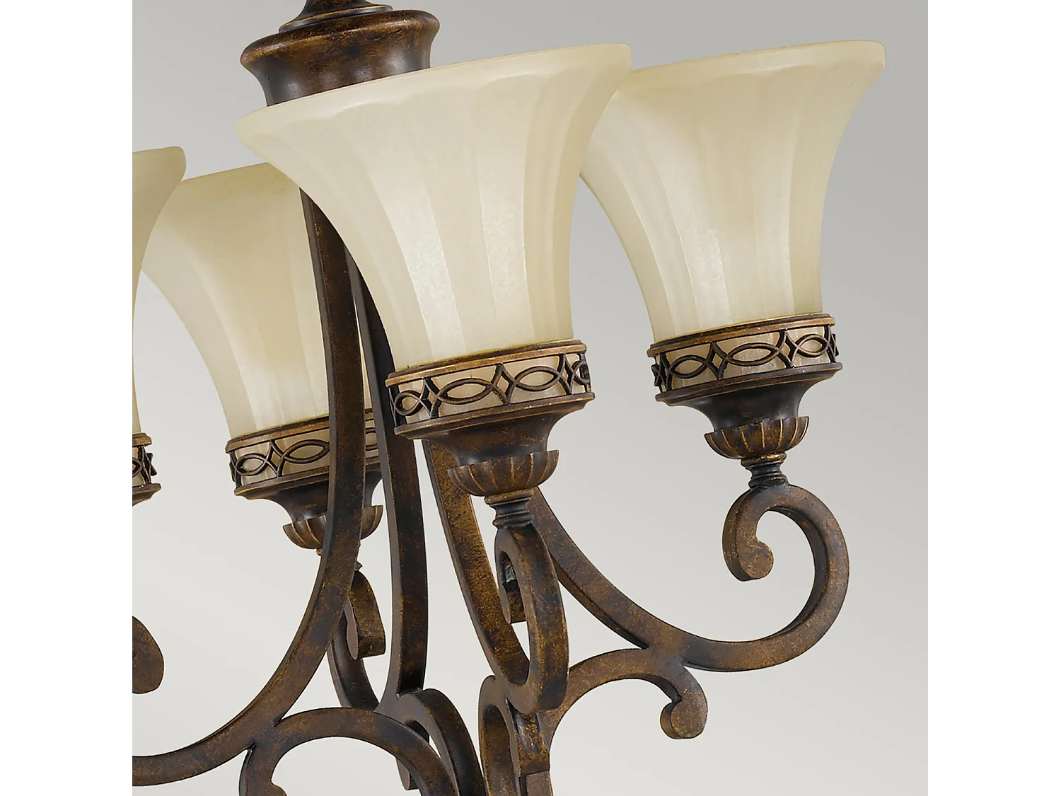 Lampadario Contemporaneo Drawing Room Acciaio Noce Vetro 4 Luci E27