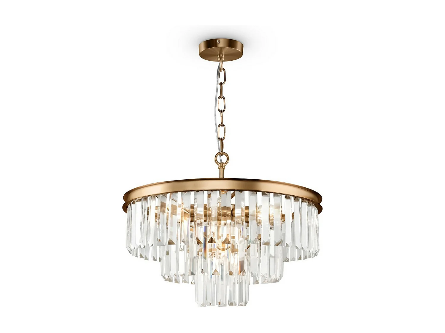 Maytoni Revero Plafoniera classica a sospensione in ottone a 7 luci Revero