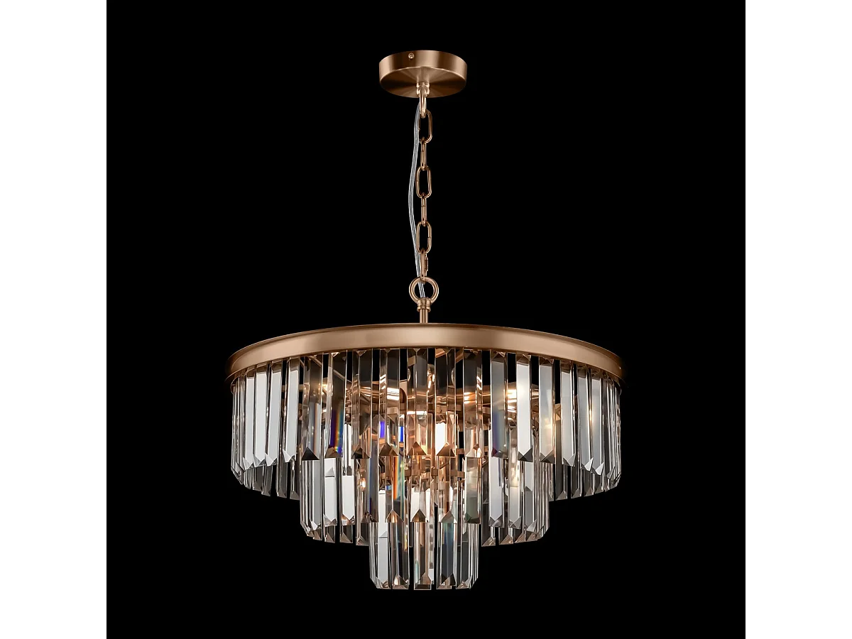 Maytoni Revero Plafoniera classica a sospensione in ottone a 7 luci Revero