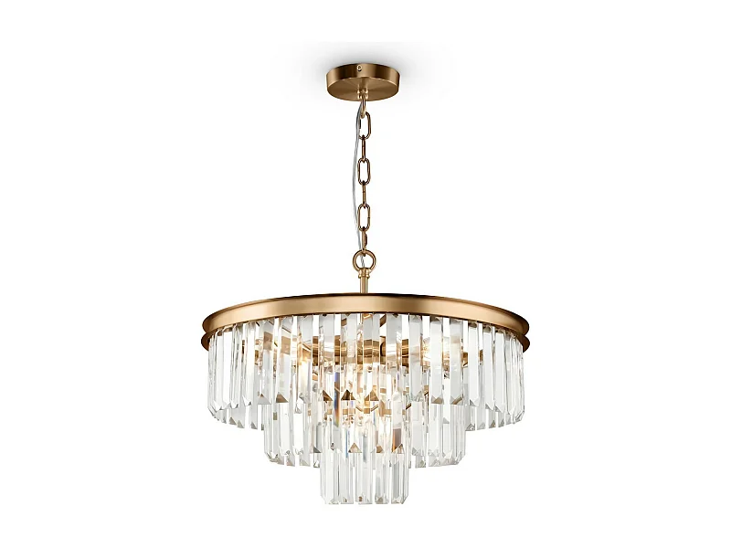 Maytoni Revero Plafoniera classica a sospensione in ottone a 7 luci Revero