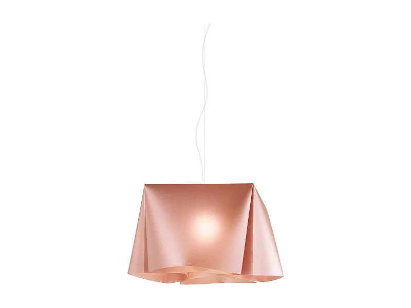 Sospensione Moderna Wanda Polilux ® Rame E Metallo Cromo 1 Luce E27