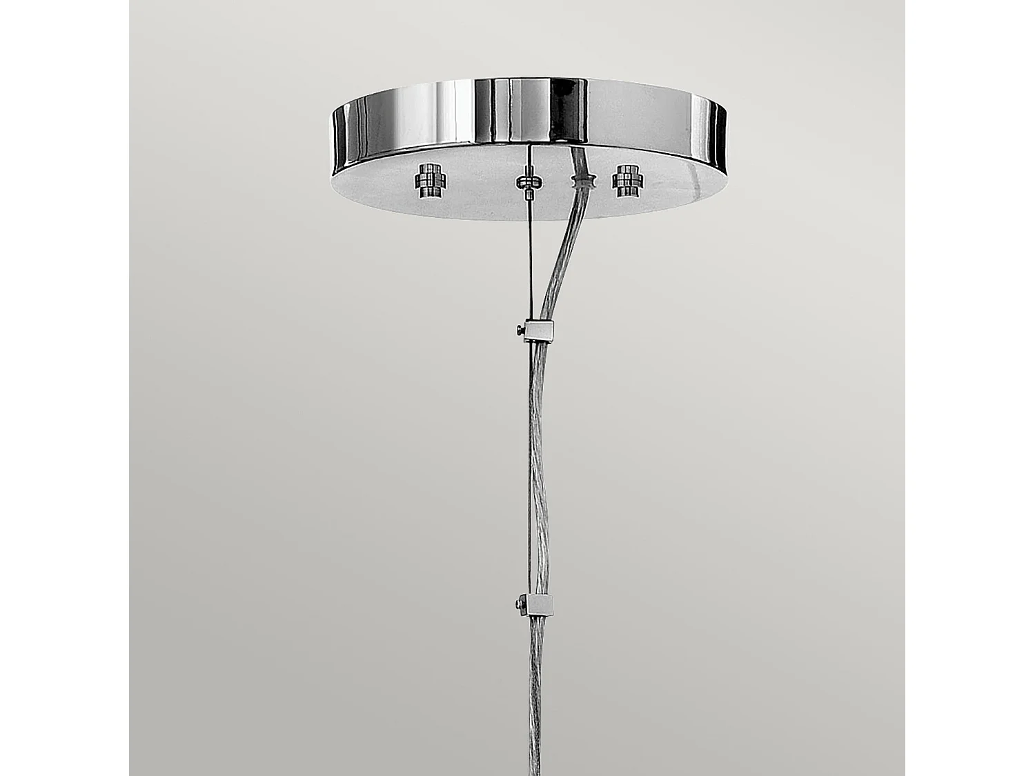 Lampadario Industrial Nordico Mondo Acciaio Cromo Lucido Vetro 8 Luci G9 3 Led