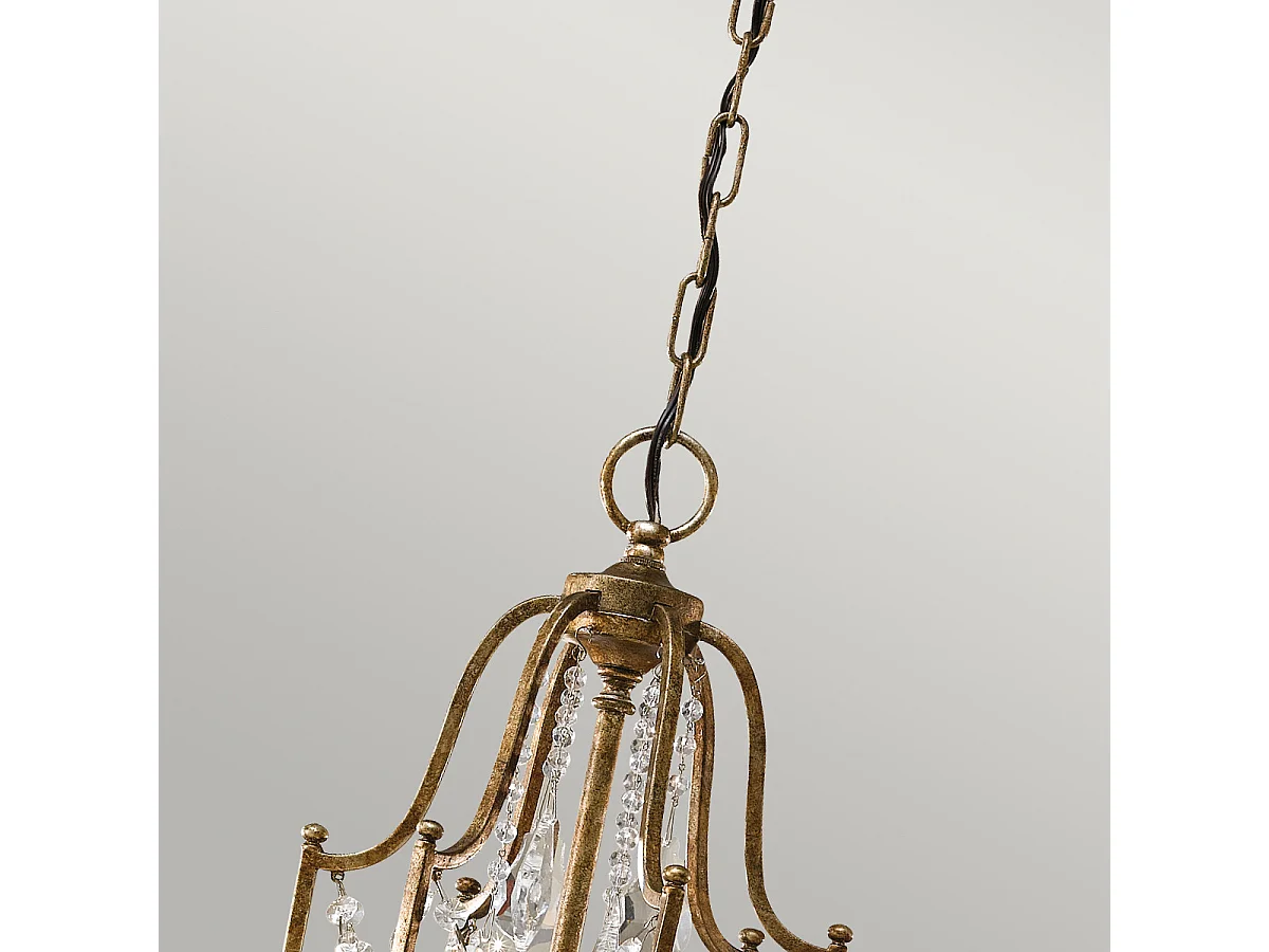 Elstead Valentina - 6 licht Kronleuchter Bronze Finish, E14