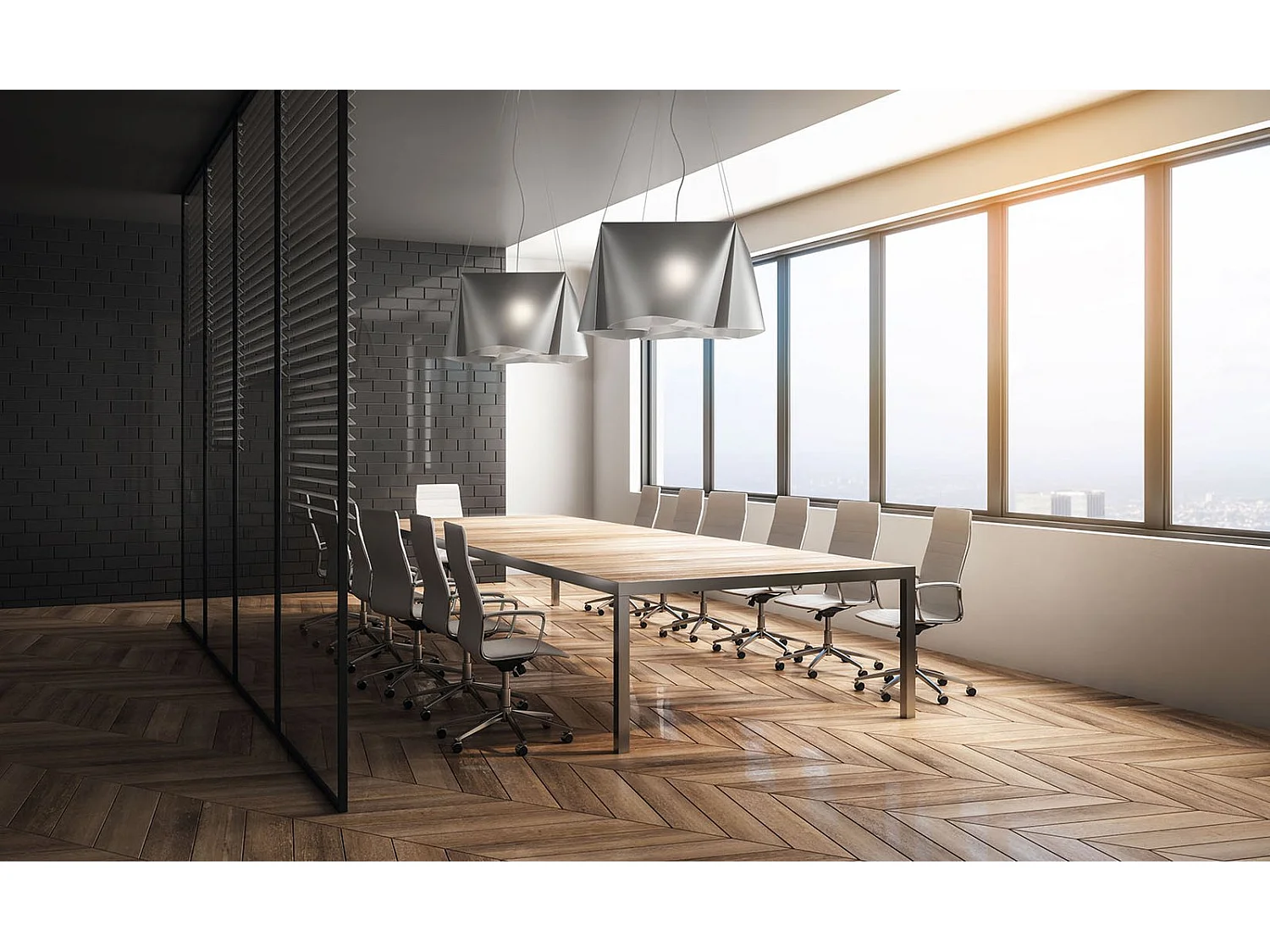 Sospensione Moderna Wanda Polilux ® Argento E Metallo Cromo 1 Luce E27 D60Cm