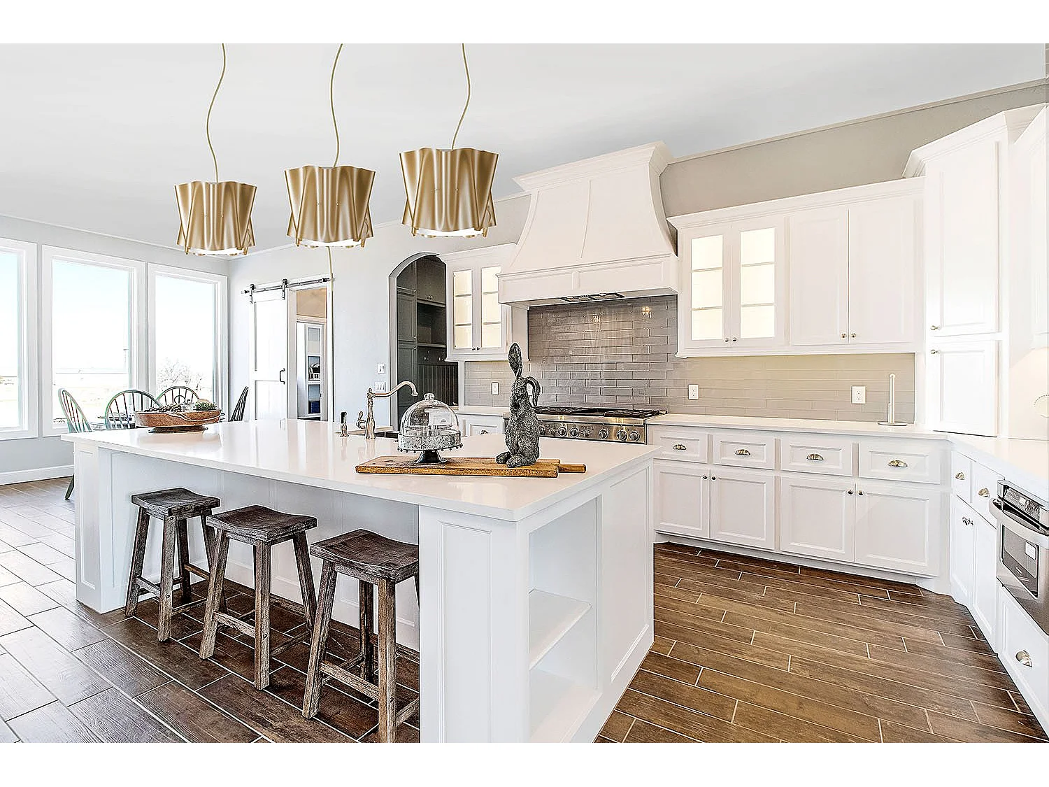 Sospensione Moderna Folio Polilux ® New Gold E Metallo Cromo 1 Luce E27 D40Cm