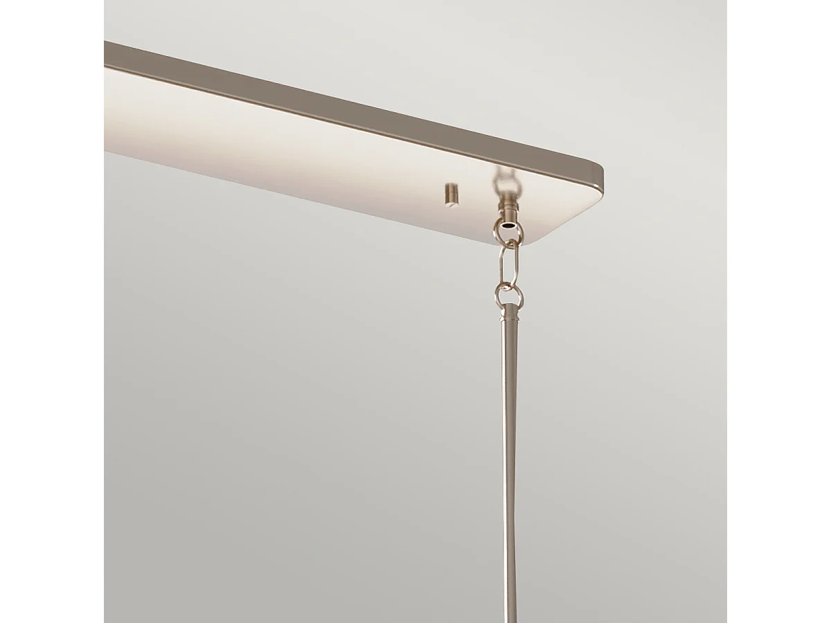 Elstead Kichler Kimrose Bar Pendant Plafonnier Nickel Poli