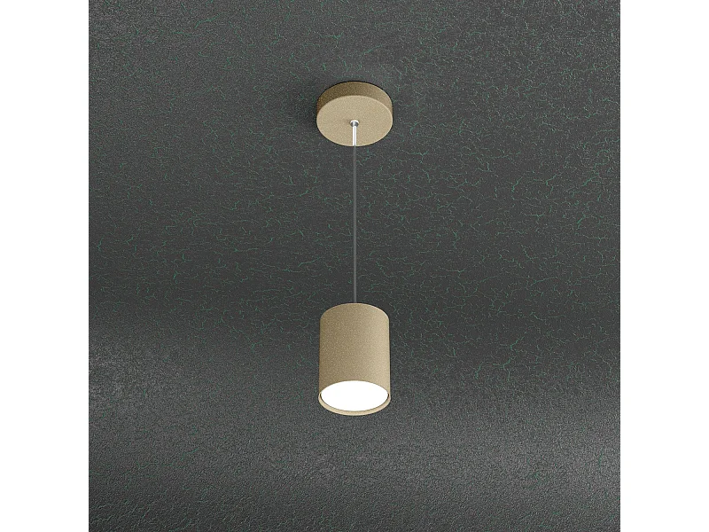 Cloud Sospensione Tubo H.10 1 Luce Sabbia