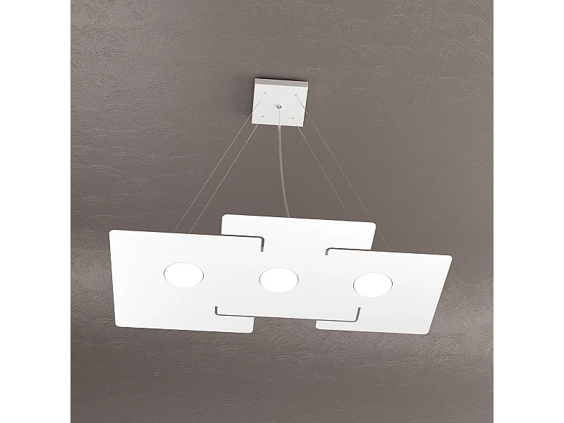 Echo Sospensione 3 Luci Bianco