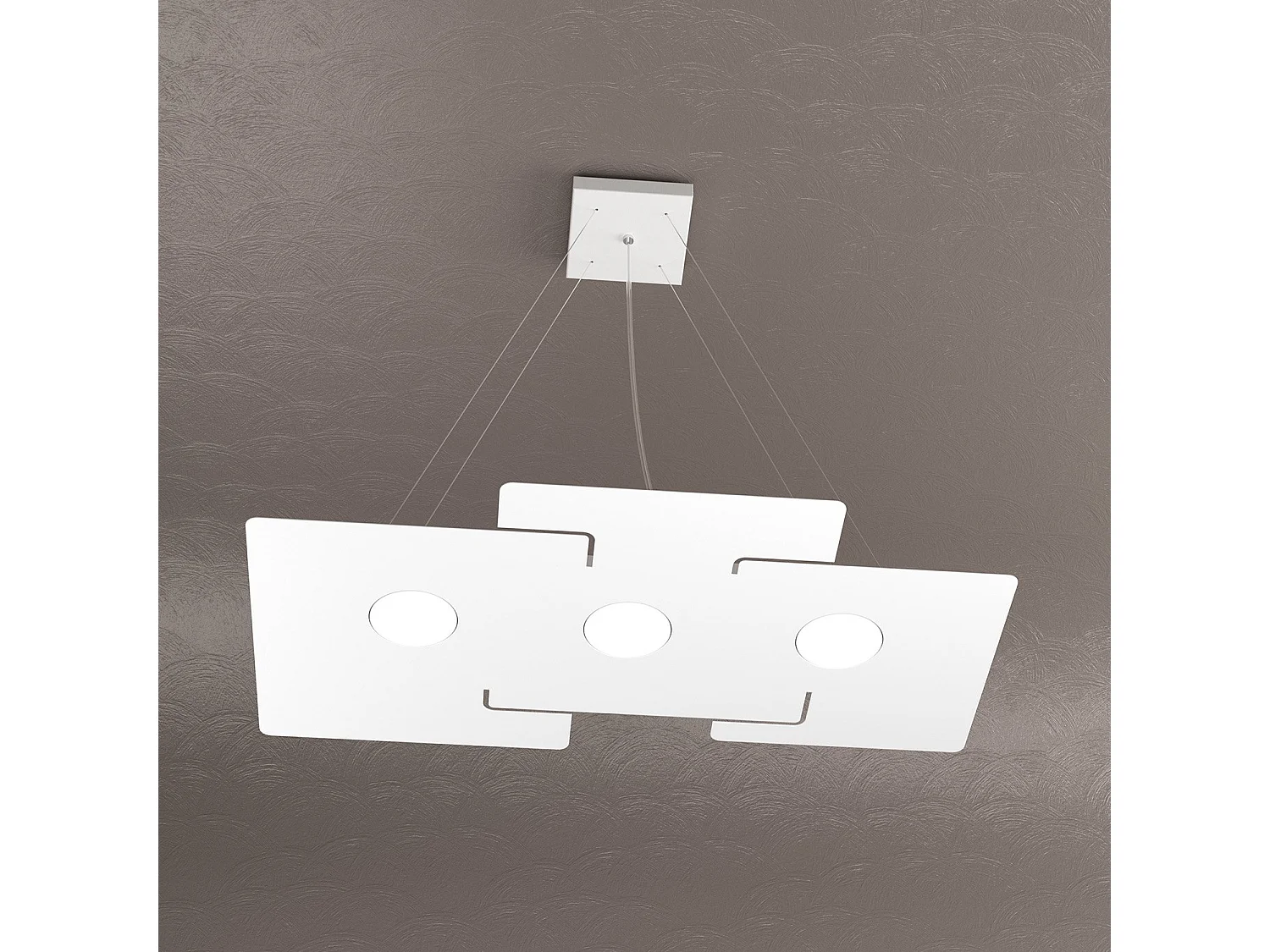 Echo Sospensione 3 Luci Bianco