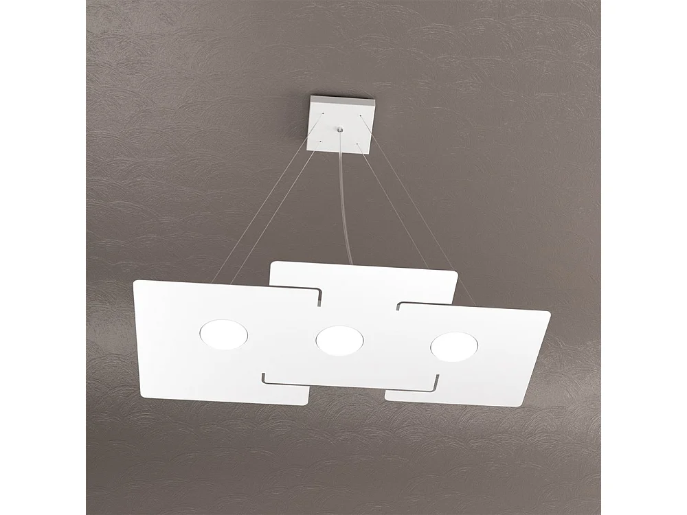 Echo Sospensione 3 Luci Bianco