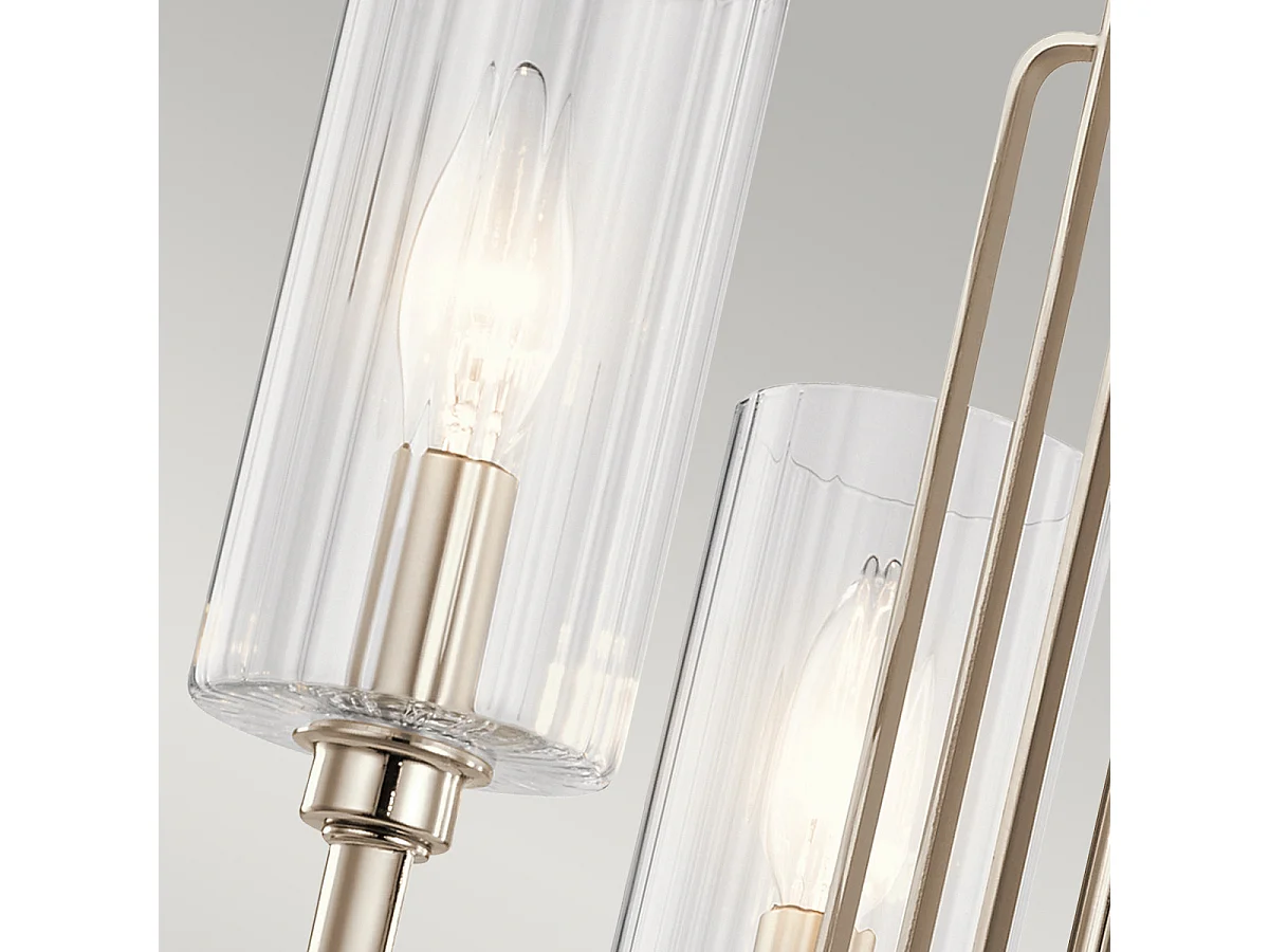 Elstead Kichler Kimrose Multi Arm Pendel Taklampa Polerad Nickel
