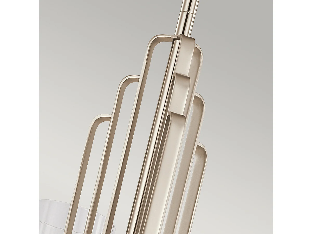 Elstead Kichler Kimrose Multi Arm Pendel Taklampa Polerad Nickel