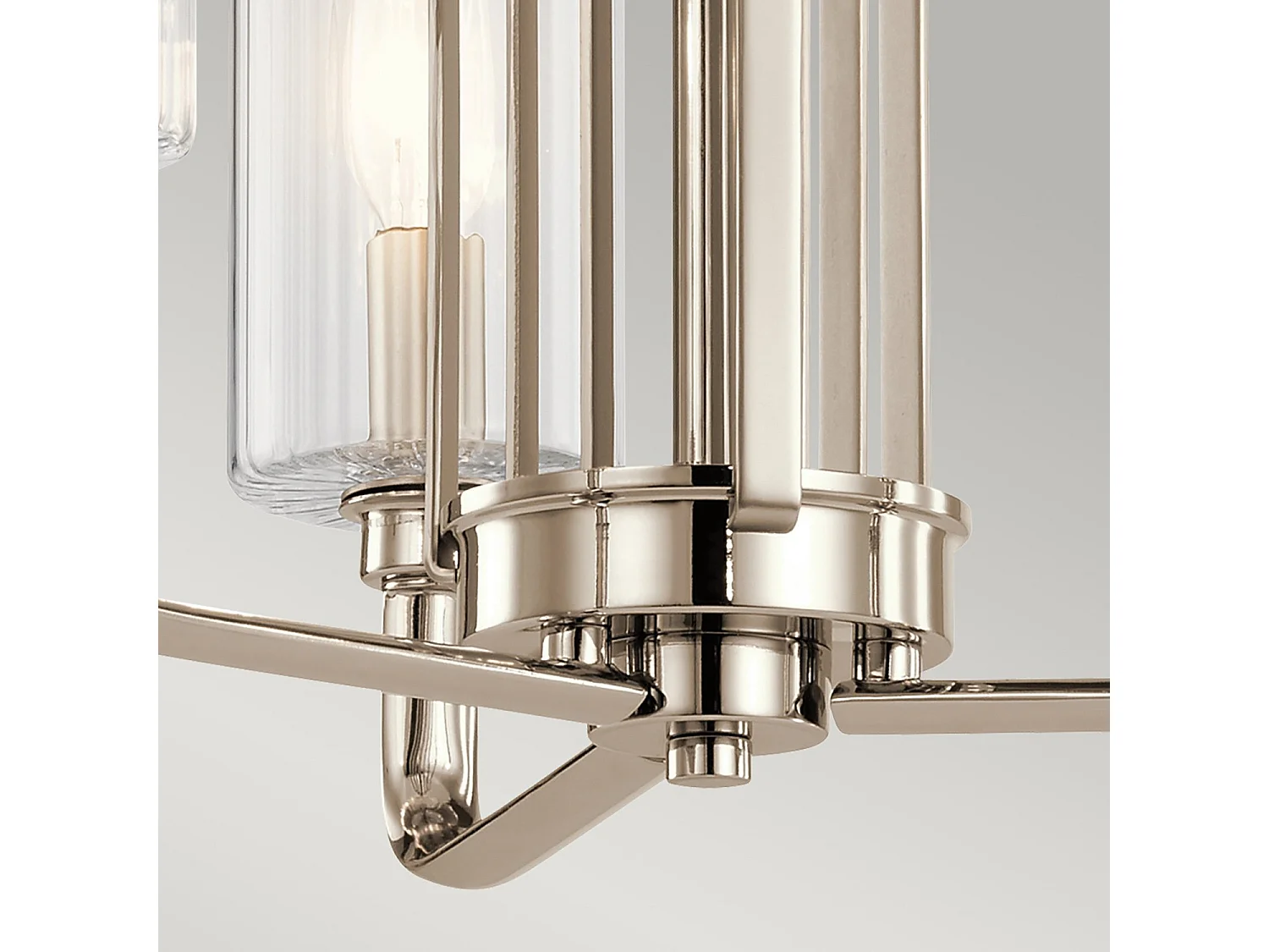 Elstead Kichler Kimrose Multi Arm Pendel Taklampa Polerad Nickel