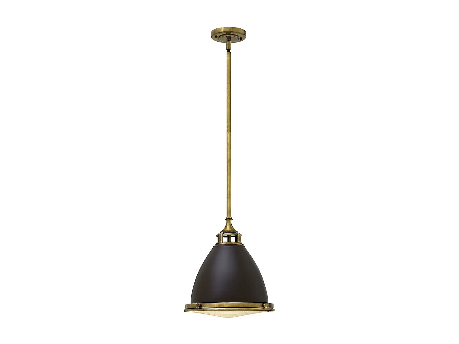 Elstead Amelia - Pendente a soffitto a cupola media 1 luce bronzo Buckeye, bronzo restaurato, E27