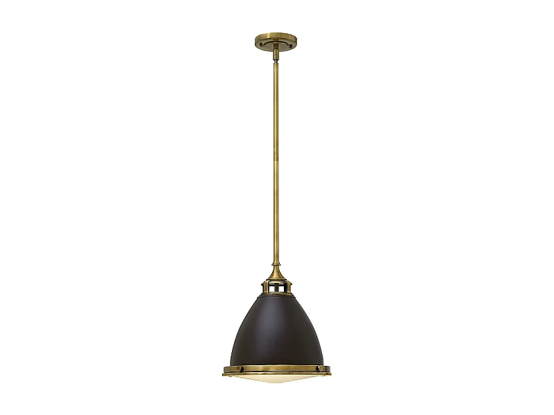 Elstead Amelia - Pendente a soffitto a cupola media 1 luce bronzo Buckeye, bronzo restaurato, E27