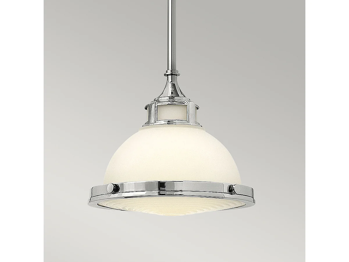 Elstead Amelia - Mini sospensione a soffitto a 1 luce Cromo, E27