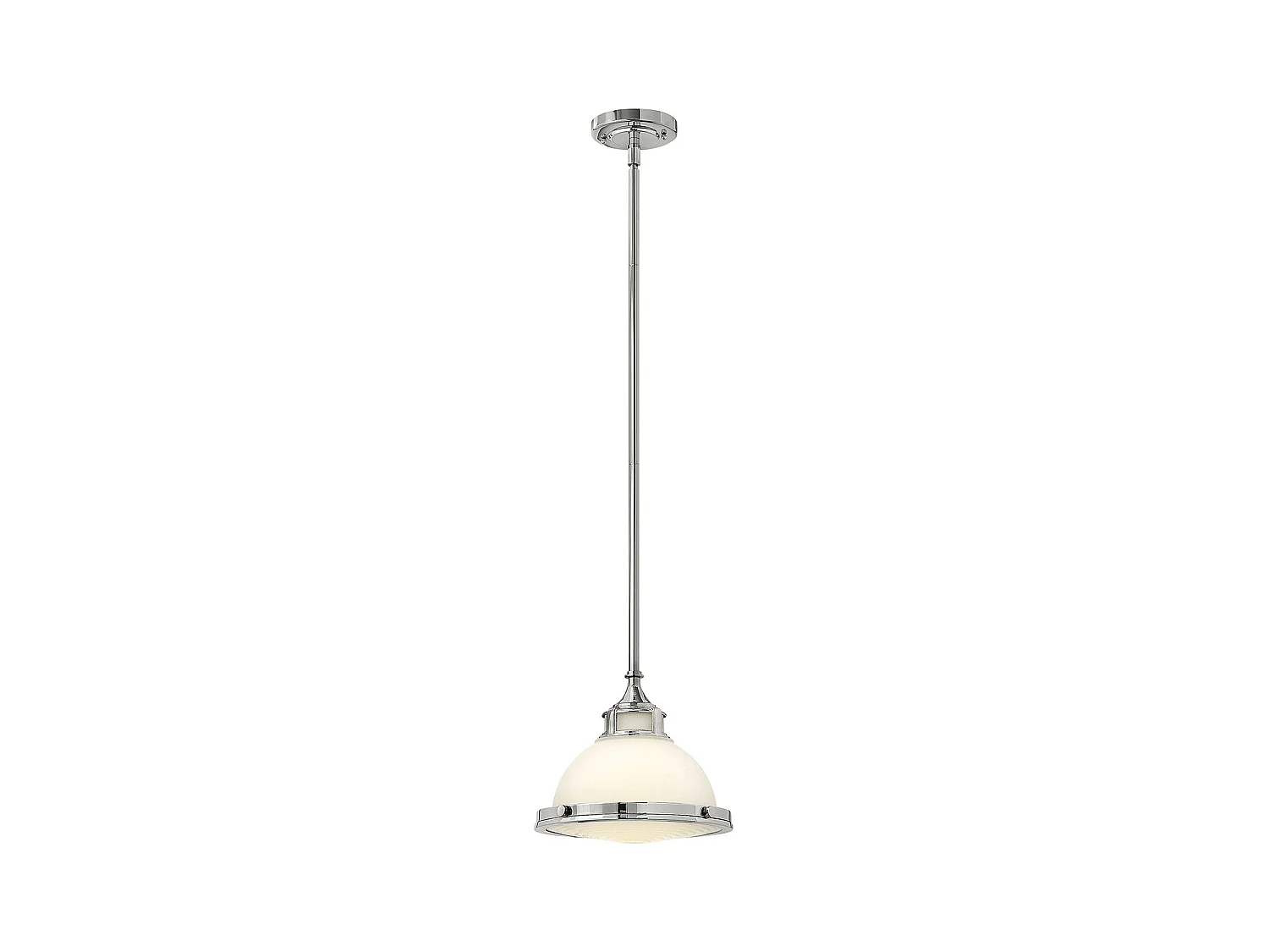 Elstead Amelia Mini suspension plafonnier à 1 ampoule en chrome, E27