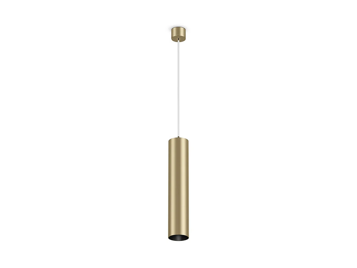Maytoni Focus Plafoniera a Sospensione Sottile Oro Opaco GU10