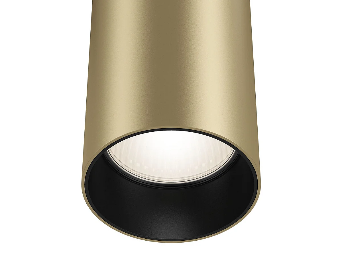 Maytoni Focus Plafoniera a Sospensione Sottile Oro Opaco GU10