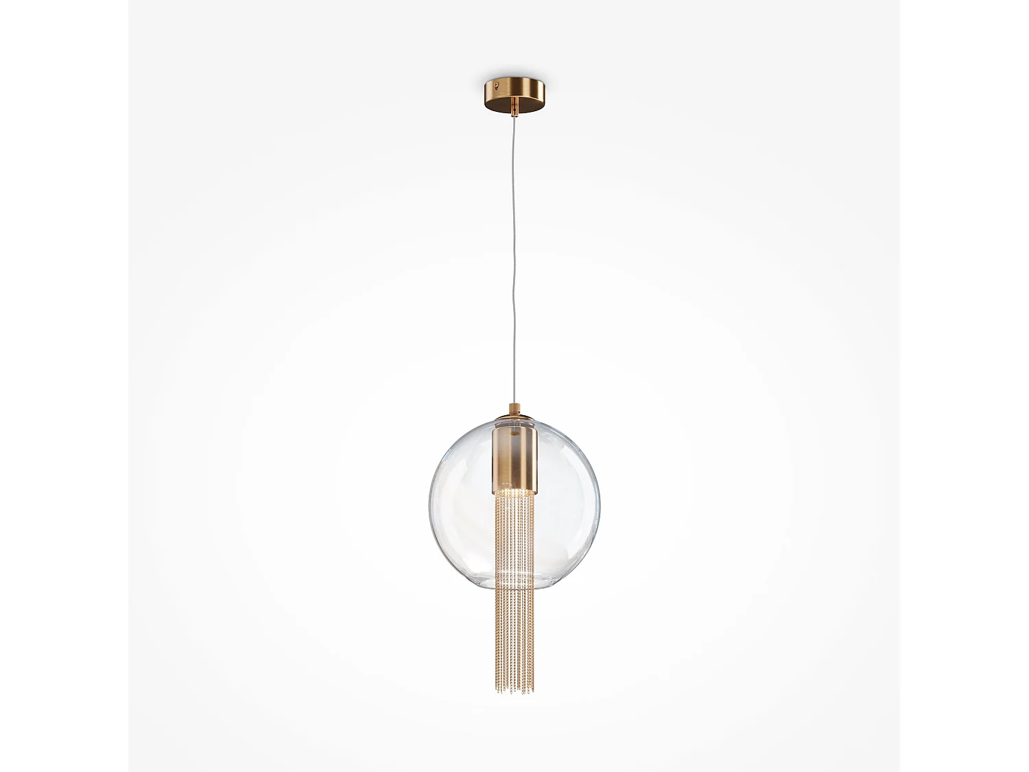 Maytoni Flusso II Plafonnier Moderne Mince Bronze GU10