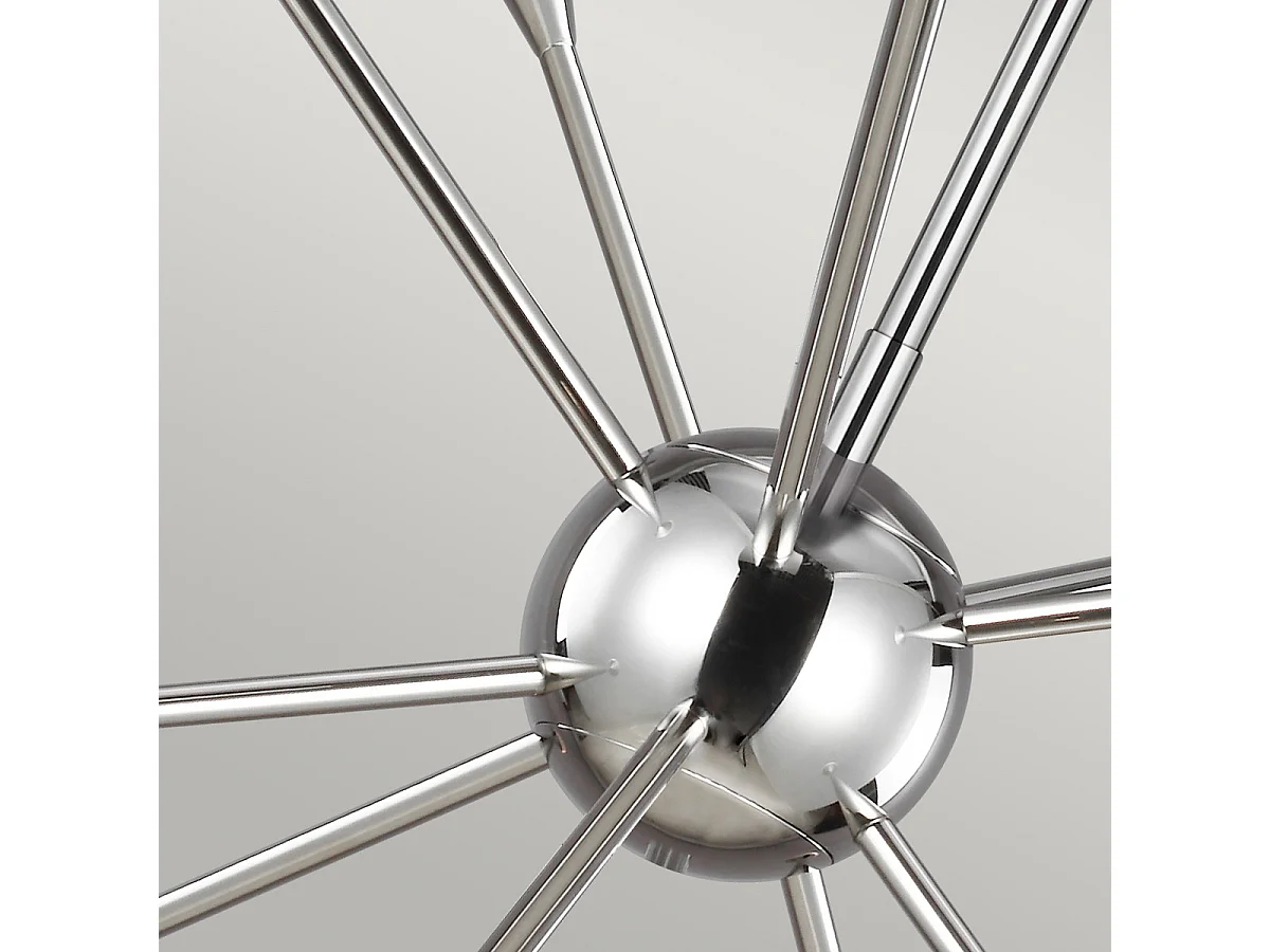 Elstead Jax 10 licht Kronleuchter, Nickel poliert, G9