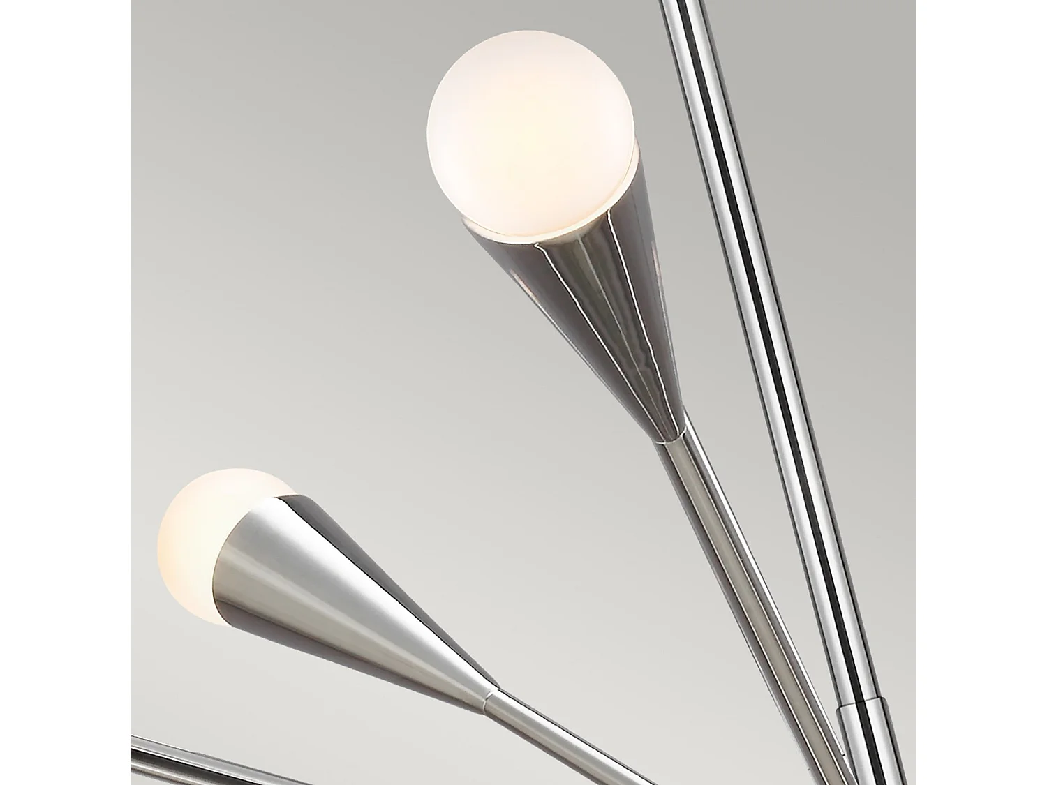 Elstead Jax 10 licht Kronleuchter, Nickel poliert, G9