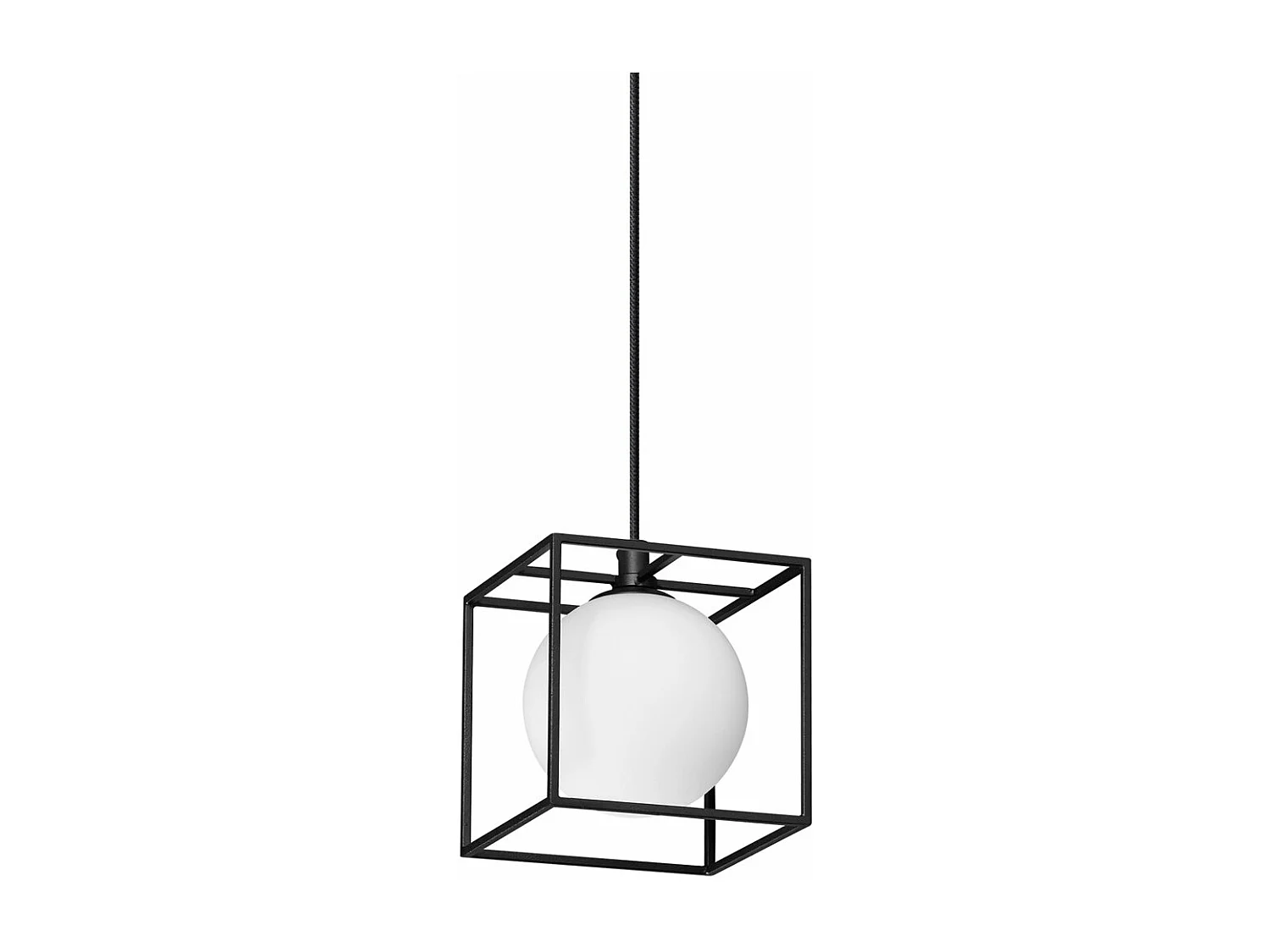 Lampadario A Sospensione Contemporaneo Lingotto Metallo Nero 1 Luce G9 4W 3000K