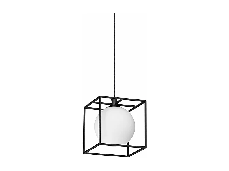 Lampadario A Sospensione Contemporaneo Lingotto Metallo Nero 1 Luce G9 4W 3000K