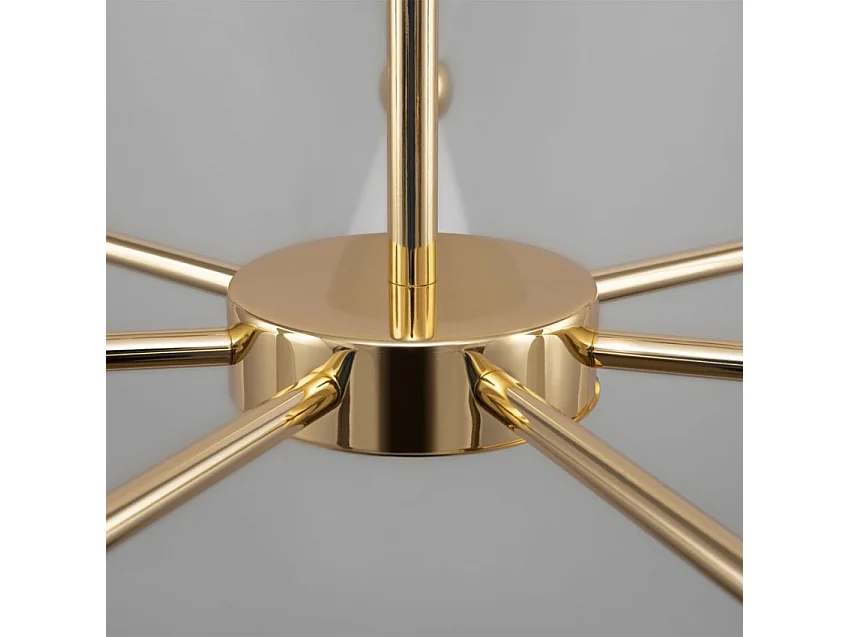 Maytoni Vesper Plafoniera Moderna Vesper 14 Luce Nera con Pendente Oro