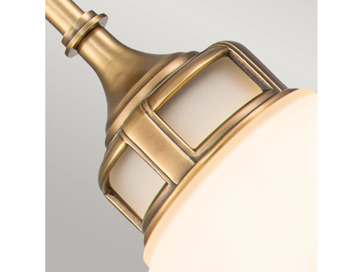 Elstead Hinkley Amelia Dome Pendant Plafonnier Héritage Laiton