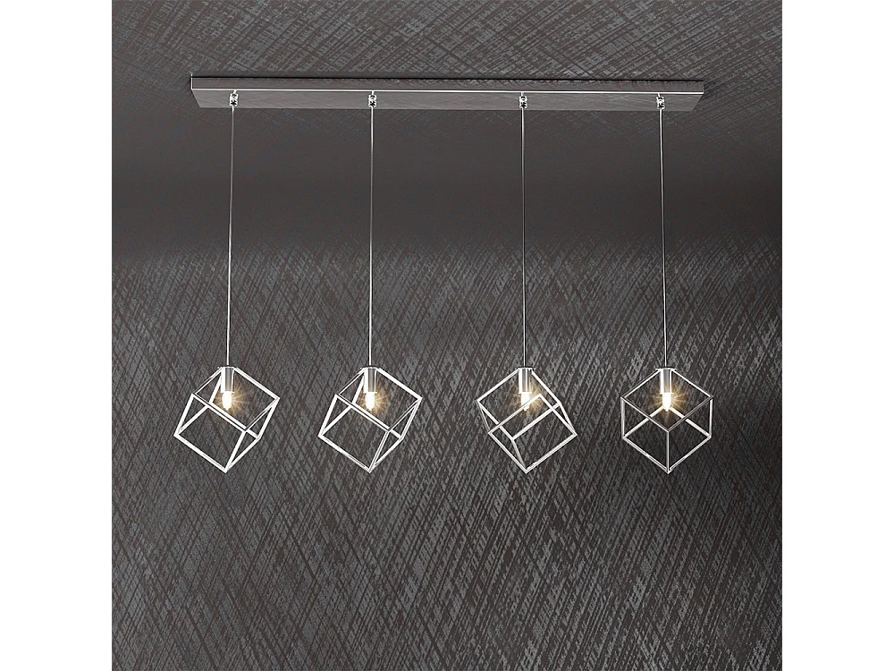 Frame Sospensione Rettangolare 4 Luci