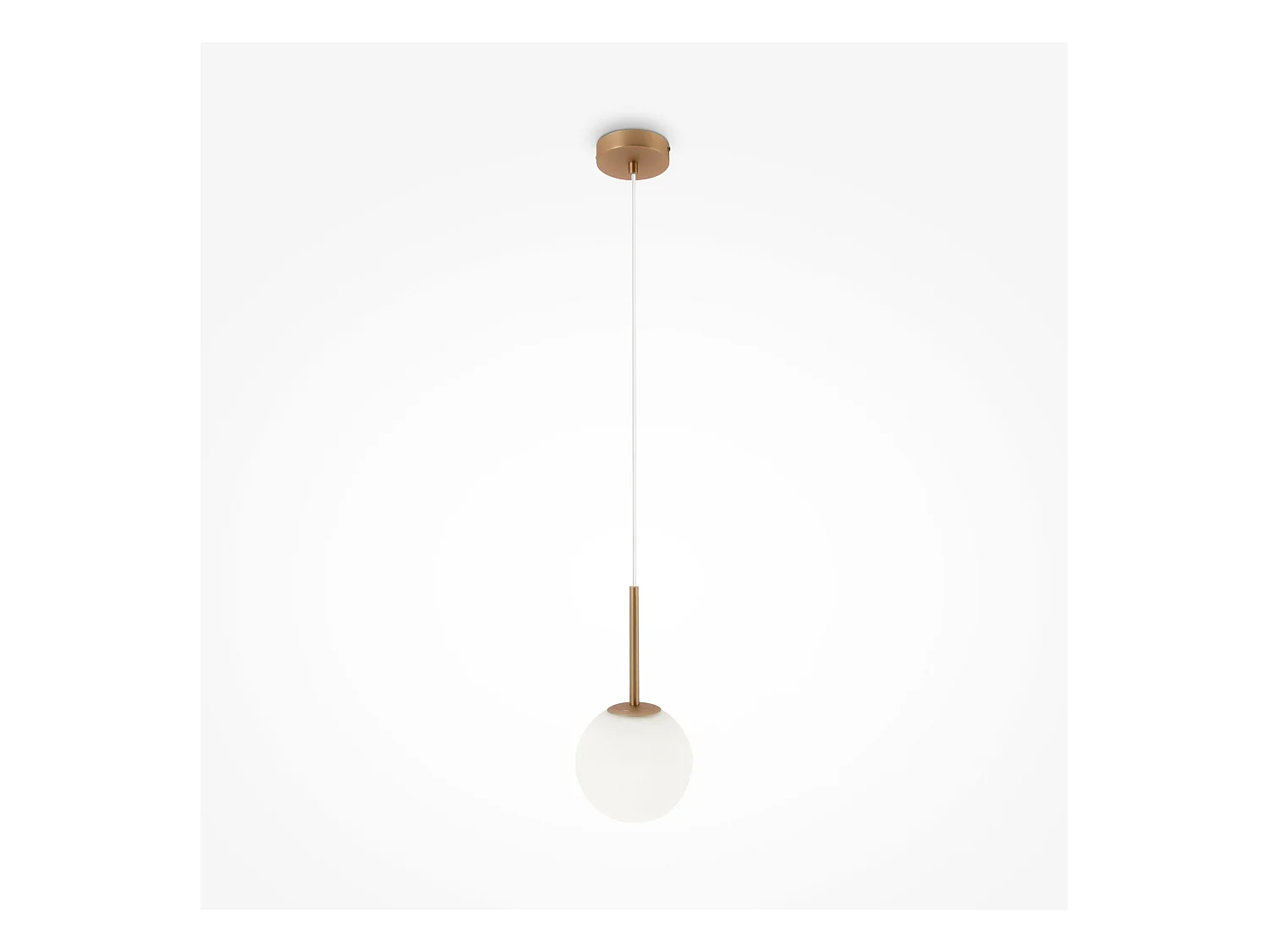 Maytoni Basic form Maytoni Basic Form Petit Plafonnier Moderne Globe Doré E14