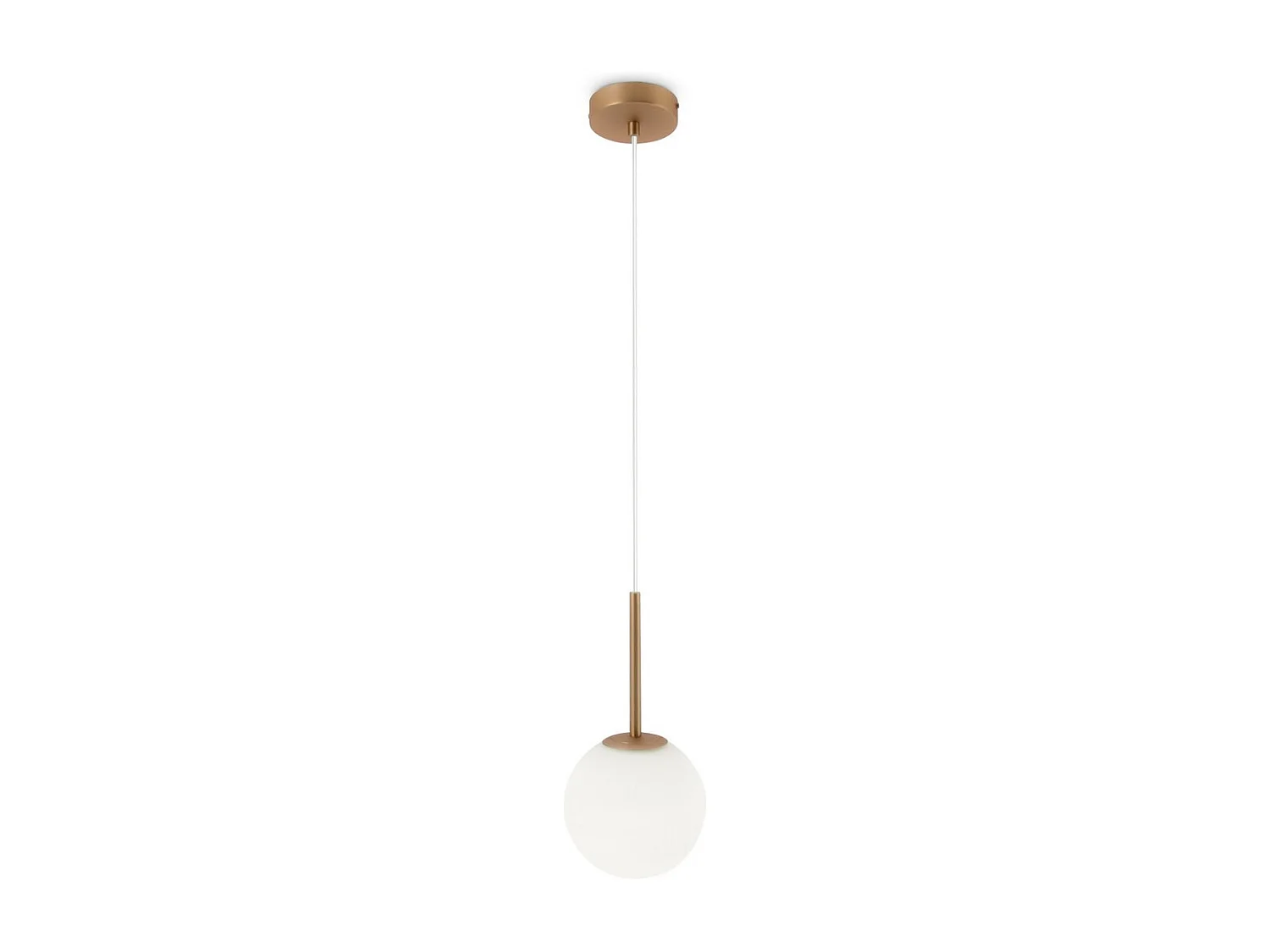 Maytoni Basic form Maytoni Basic Form Lampada da soffitto a sospensione moderna a globo piccola oro E14