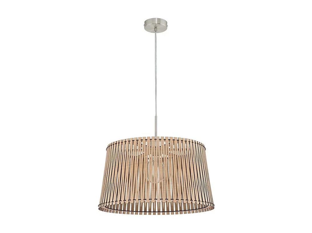 Lampadario Industrial Sendero 1 Luce Acciaio Grigio Opaco Diffusore Acero