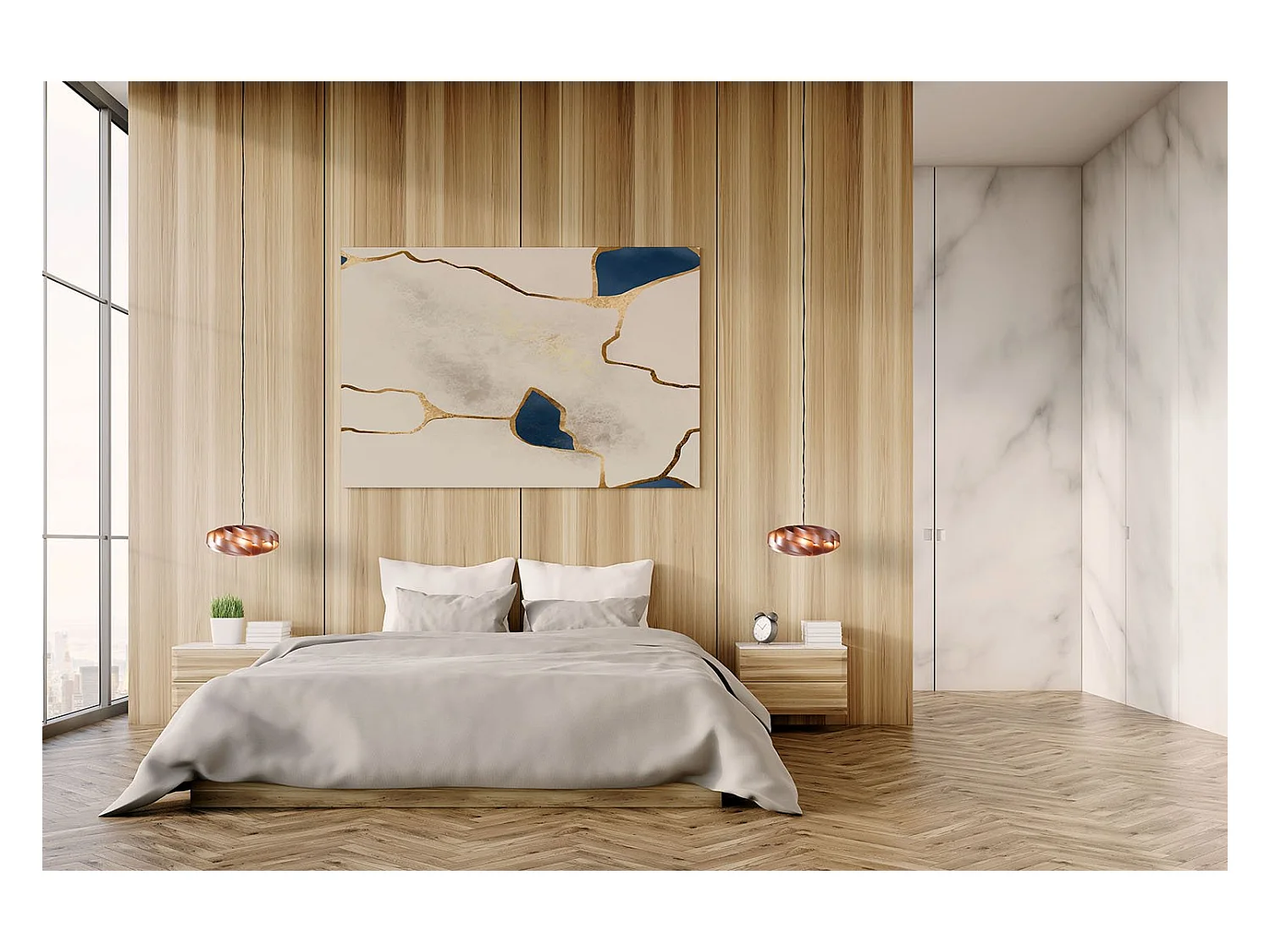 Sospensione Moderna Flat Polilux ® Rame E Metallo Cromo 1 Luce E14